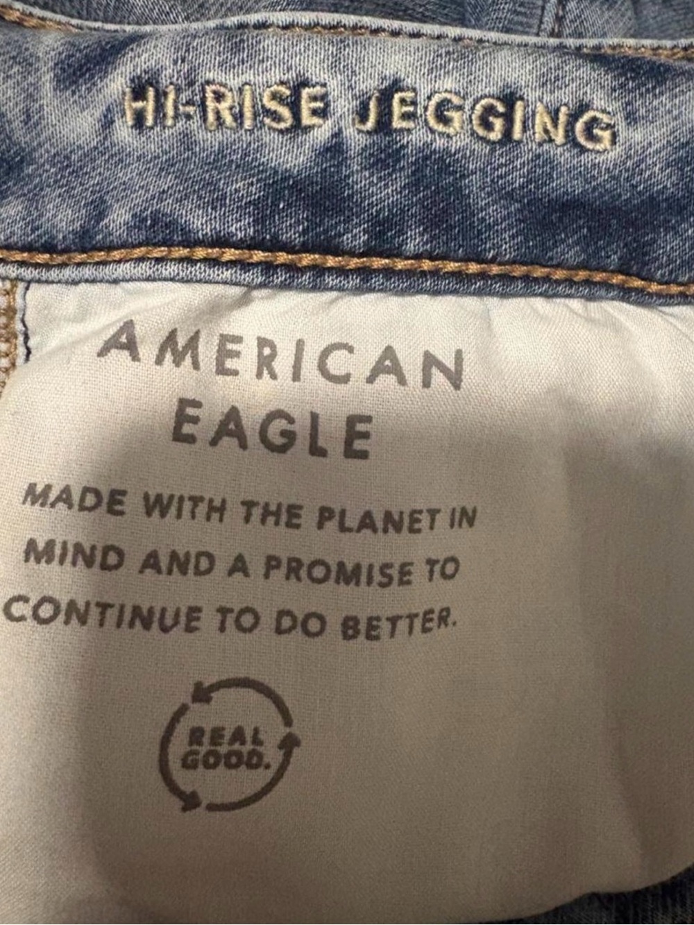 American Eagle Soft Knit High Rise Jegging 14L - Picture 5 of 6